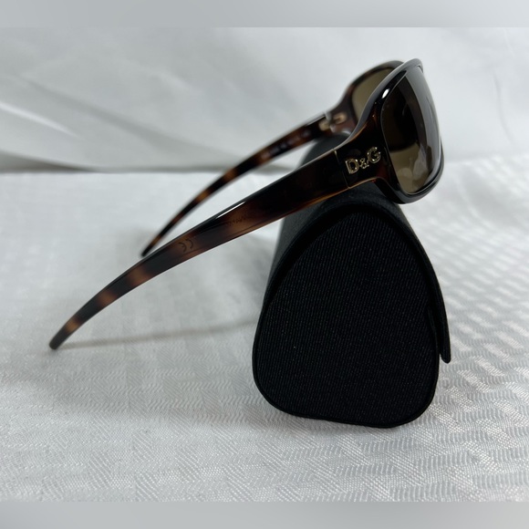 5022: D&G 2200 95 Tortoise Y2K Sunglasses Made in Italy main image 4
